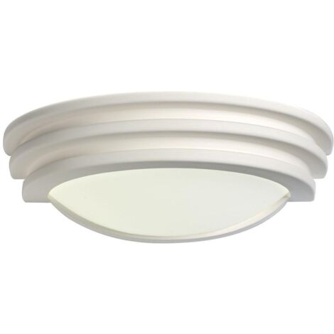DOMINO Applique Mur plâtre E27 77W max.,demi-lune Lpe non incl. ARIC 3008