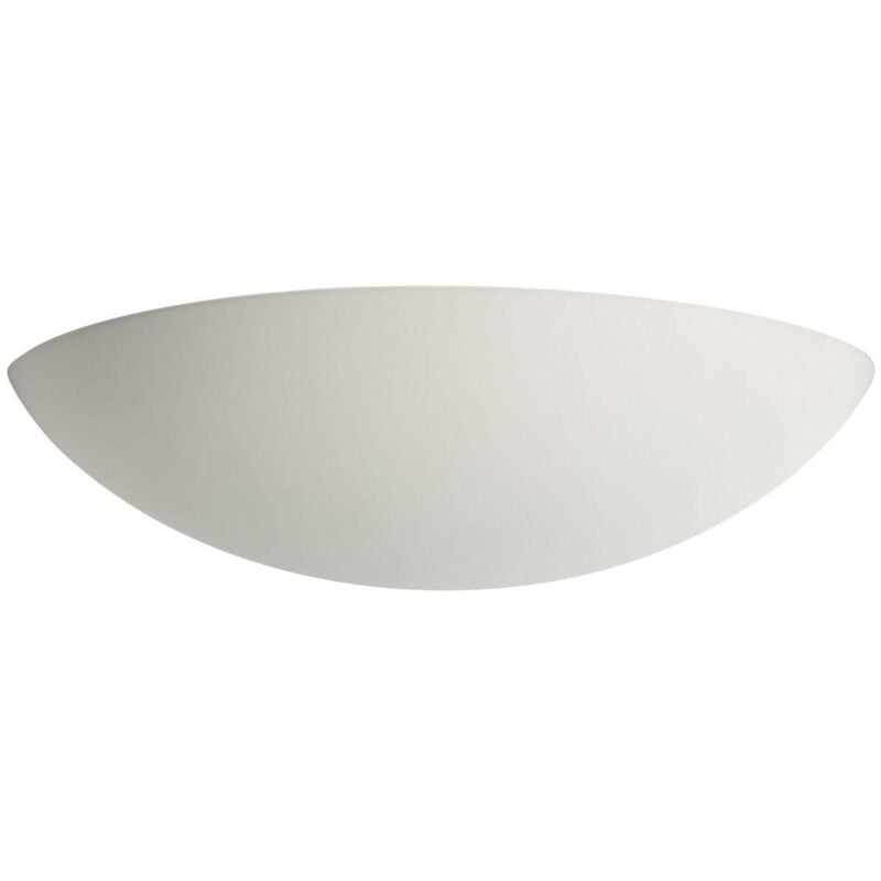 Domino - Applique Mur plâtre E27 77W max.,demi-lune, Lpe non incl.