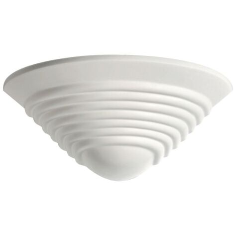 DOMINO Applique plâtre d'angle E27 Lpe non incl. ARIC 3010