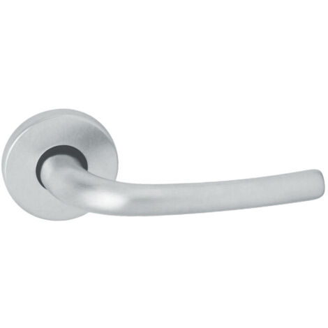 DOMINO Poignée de porte AUREA-R M4 Poignée Sans rosace Chromé satiné