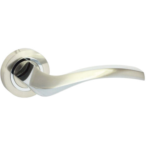 DOMINO Poignée de porte ENIGMA-R M6/M9 Poignée Sans rosace Chrome/nickel brillant