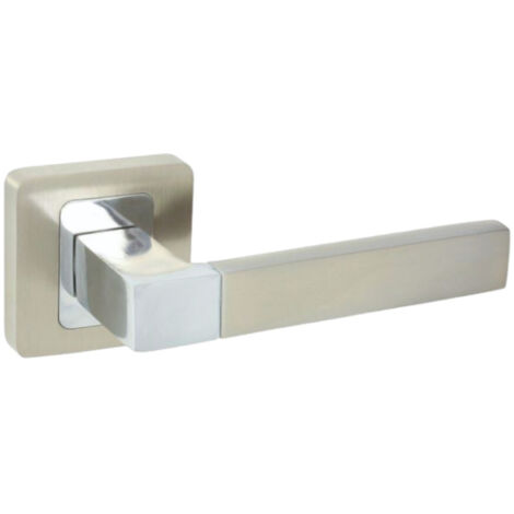 DOMINO Poignée de porte ERIS QR M6/M9 Poignée Sans rosace Chrome/nickel brillant