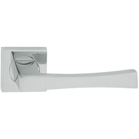 DOMINO Poignée de porte LOGO QR M6 Poignée Sans rosace Chromé brillant