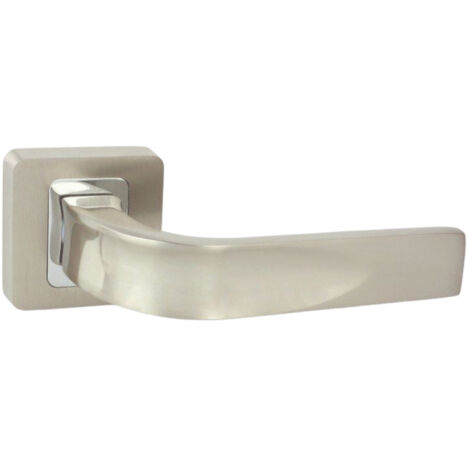 DOMINO Poignée de porte MILO QR M6/M9 Poignée Sans rosace Chrome/nickel brillant