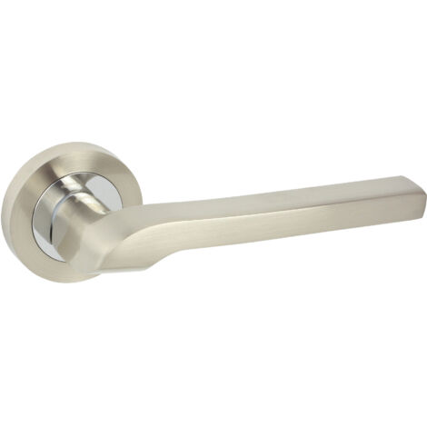 DOMINO Poignée de porte NEMO R M6 M9 Poignée Sans rosace Chrome/nickel brillant