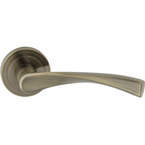 DOMINO Poignée de porte ROMANA-R M3 Marron Grapiatto Poignée Sans rosace Bronze