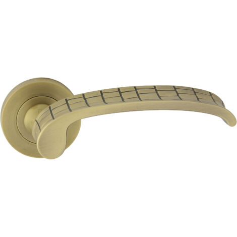 DOMINO Poignée de porte SKIN R M3 Matt Poignée Sans rosace Bronze mat