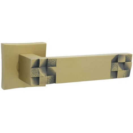 DOMINO Poignée de porte TORO QR M3 Matt Poignée Sans rosace Bronze mat