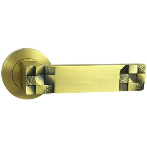 DOMINO Poignée de porte TORO R M3 Matt Poignée Sans rosace Bronze mat