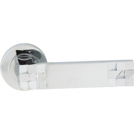 DOMINO Poignée de porte TORO R M6 Poignée Sans rosace Chromé brillant