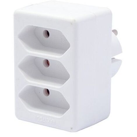 Domino standard 3x2,5 A - Blanc - Chacon