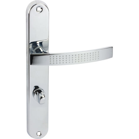 Domino Türgriff ALMA ECO M6 WC-Bad 78 Drückergarnitur für Zimmertüren Langschild-Garnitur Türdrücker-Set Türbeschläge