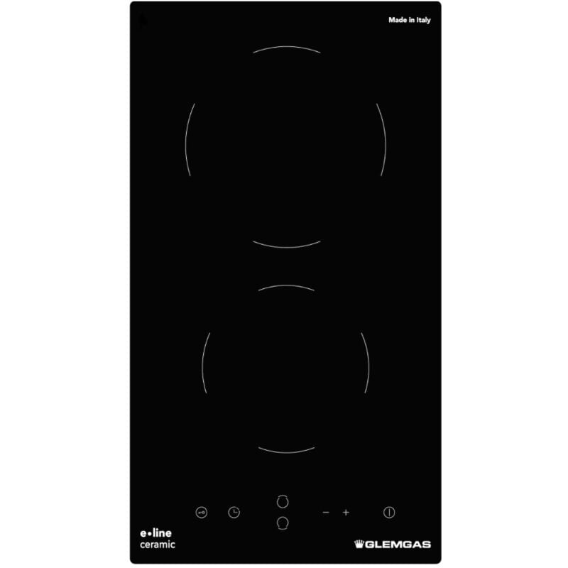 Glemgas - Table domino vitrocéramique 30cm 3000w noir - Glem Gas - GTH32T