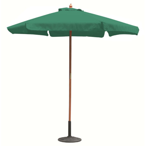 DOMINUS - ombrellone rotondo da giardino palo centrale in legno 3 m