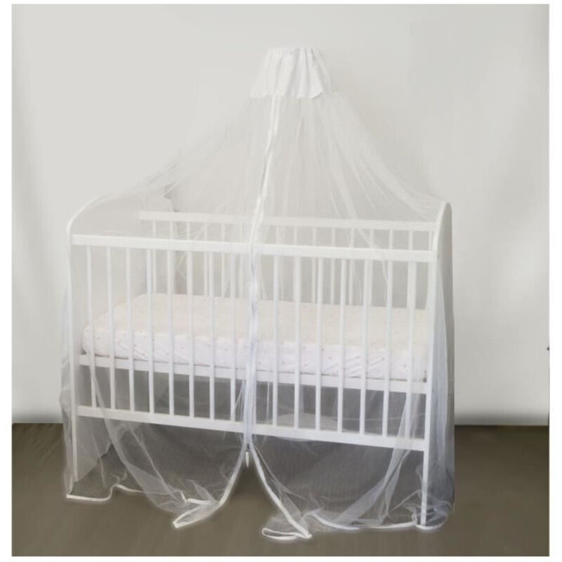 Ciel de lit et moustiquaire Blanc 210x450 cm