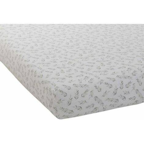 Domiva Esprit Nature Drap Housse Blanc 70 x 140 cm