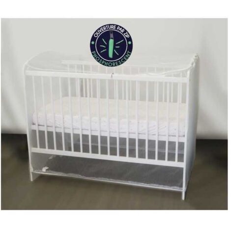 DOMIVA Moustiquaire en forme de housse - Adaptable - Blanc