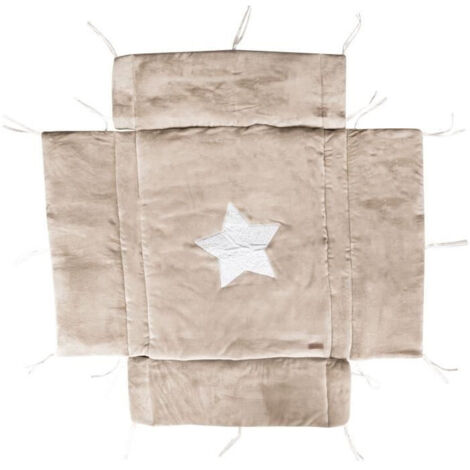 DOMIVA Parco - 100% Poliestere - Reversibile - Galet - 75x95/100x100 cm