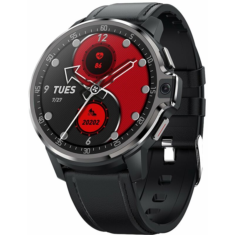 

DM30 4G Reloj inteligente 1.6 pulgadas IPS Pantalla tactil completa 400 * 400 Sistema dual de alta resolucion Android 9.1 5.0MP + 5.0M Camara dual