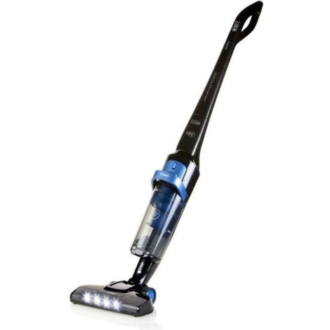 DOMO Aspirateur balai sans fil DO221SV - Systeme cyclonique - Batterie Li-Ion 29 V - Autonomie 50 min - Noir