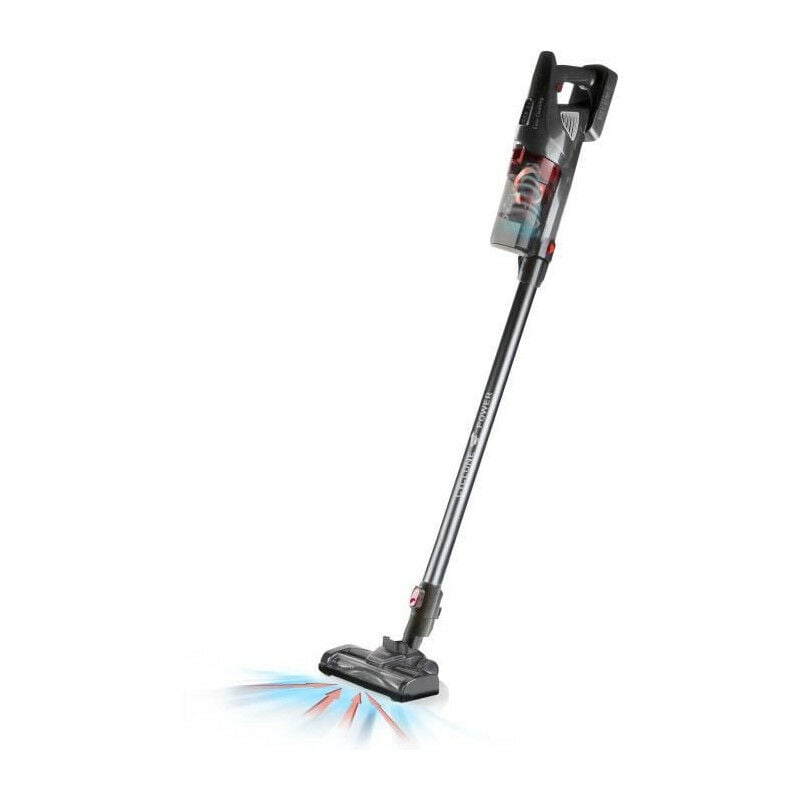 DO1032SV - Aspirateur balai 2 en 1 - 18,5 v - Batterie li-ion - Systeme cyclonique - Brosse rotative - Domo