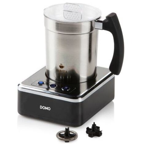 DOMO DO717MF Mousseur à lait acier inoxydable, noir 650 W A452242