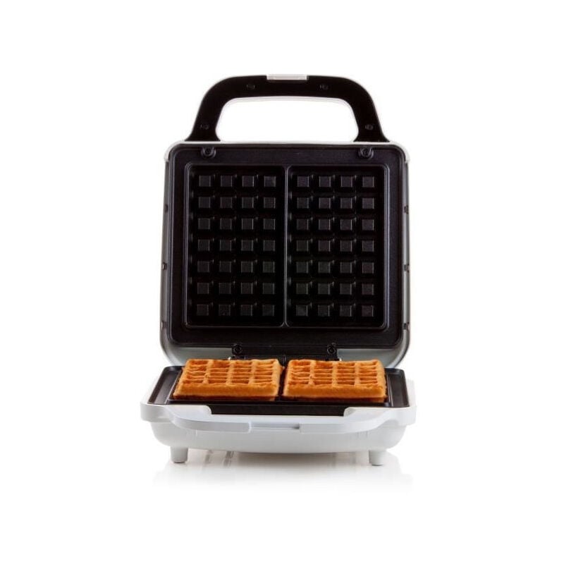 DO9222W - Gaufrier - 900W - 4x7 cm - Revetement anti-adhesif - Thermostat reglable - Safety lock - Domo