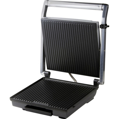 DOMO DO9225G Elektro Grill Cool-Touch-Gehäuse, Antihaftbeschichtung, Kontrollleuchte  Schwarz