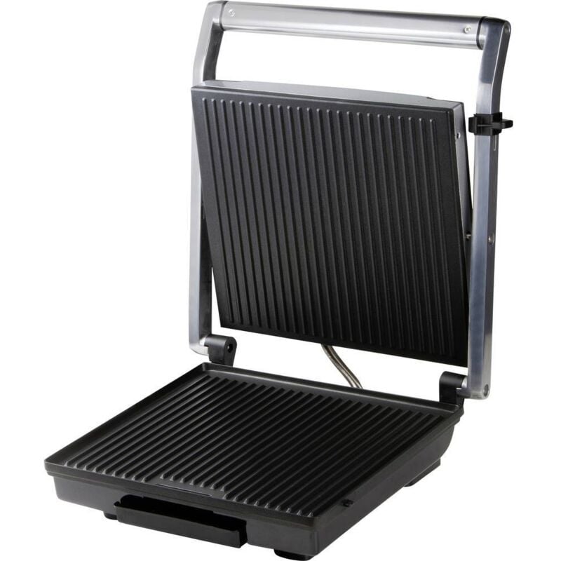 DO9225G électrique Barbecue boîtier Cool-Touch, revêtement anti-adhésif, voyant lumineux noir - Domo