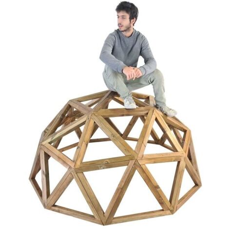 Domo geodésico de madera MASGAMES L