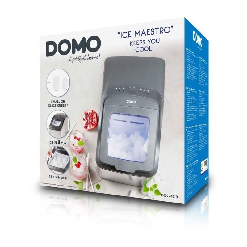 Machine a glaçons Pro Domo DO9247IB - 2,8 litres - 145 w - Glaçons en 8 min