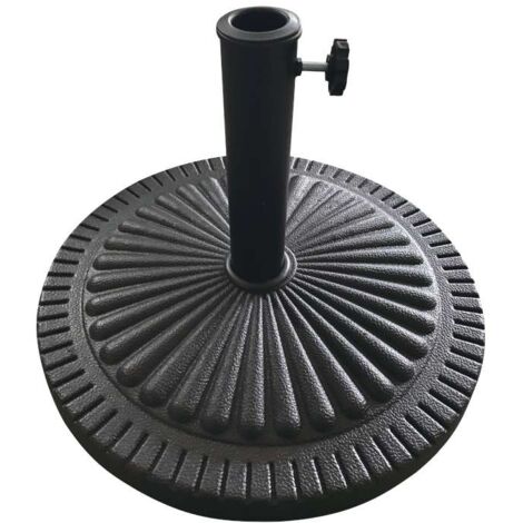 Domo Mea Base per Ombrellone - Nero - 49x33 cm