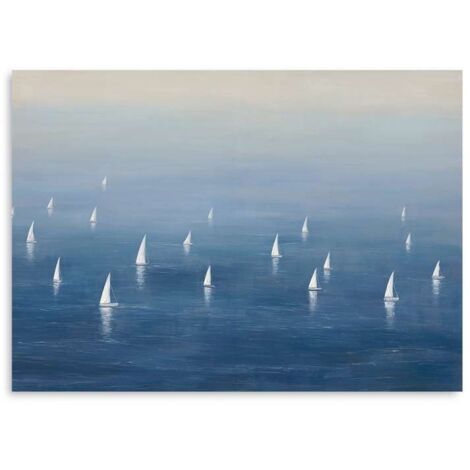 Domo Mea - Dipinto 50x70 cm - Barca a vela - Decorazione parete moderna