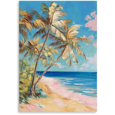 Domo Mea Dipinto Spiaggia 70x100 cm - Arte Murale Decorativa