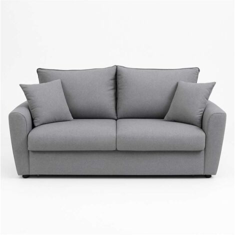 Domo Mea Divano Letto Puglia Grigio 3 Posti - 198x103x100 cm