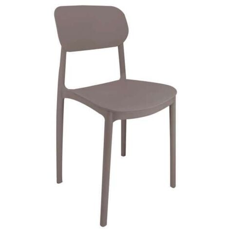 CFADDA Domo Mea Sedia Mood Taupe 50x38x79 cm - Design Moderno in Polipropilene