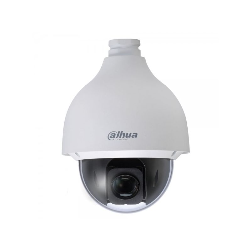 

Dahua - Domo motorizado HDCVI de 500°/seg, de 2MP,Zoom óptico 25X, Audio y Alarma