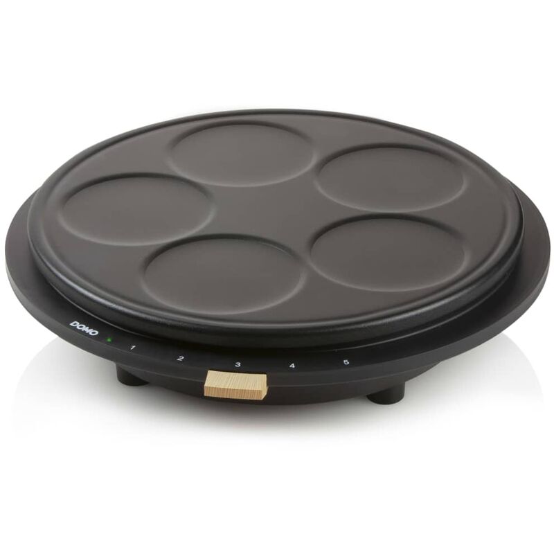 

Máquina para hacer crepes DO9227P 1500 W negra - Negro - Domo