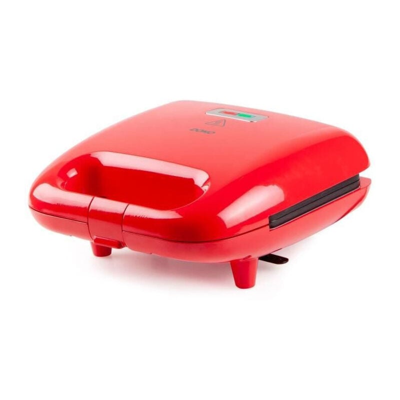 DO9242W - Appareil a croque monsieur - 5 en 1 - 5 jeux de plaques anti-adhesives interchangeables - 750W - Domo