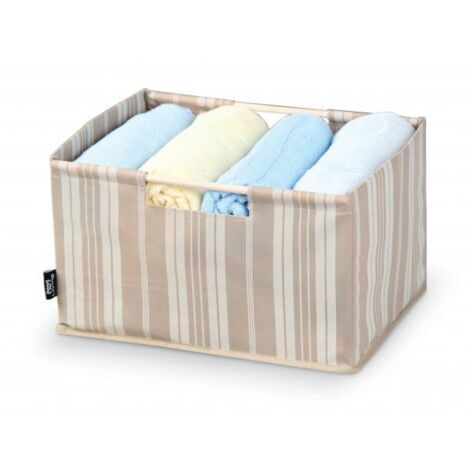 DOMOPACK CESTO IN TNT CON MANICI MISURAL CON RIGHE 38X28X23