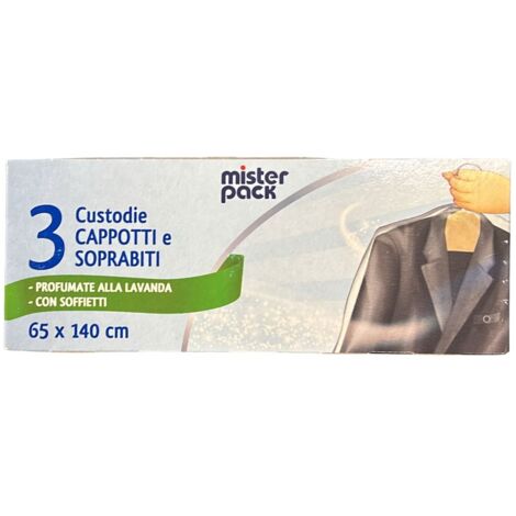 DOMOPAK - 3 CUSTODIE CAPPOTTI 65X140CM