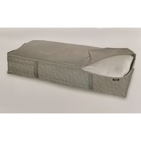 DOMOPAK - CUSTODIA COPERTE XL WAVE GREY95X45X18 CM