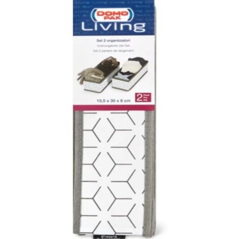 DOMOPAK LIVING - SET 2 DIVISORI PER CASSETTI METRIK PEVA 30X10,5X8CM