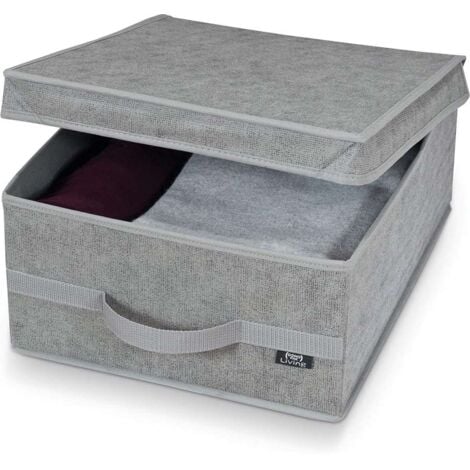 Domopak Scatola Guardaroba - Grigio - 35x45x18 cm