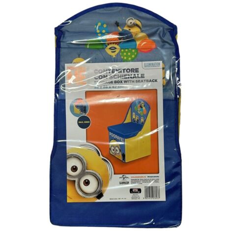 DOMOPAK - SEDIA+CONTENITORE MINIONS 47X28X28CM