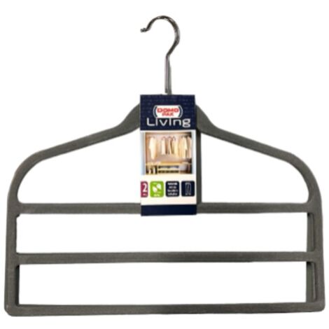 DOMOPAK - SET 2 APPENDINI PANTALONE VELLUTATI ANTISCIVOLO