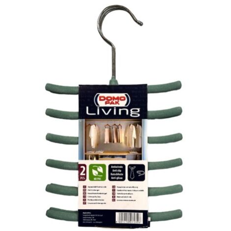 DOMOPAK - SET 2 APPENDINI VELLUTATI CRAVATTE