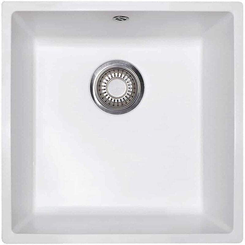 Franke - Evier Domus Fradura DMD610-44 - Blanc Artic (moucheté)