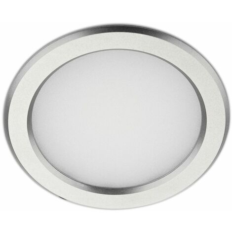 Domus Line LED Einbaustrahler STELLA (Einbau-Ø 68 mm, 12V, 2.5W, warmweiß 2700 K, Micro12, Edelstahloptik) - Color