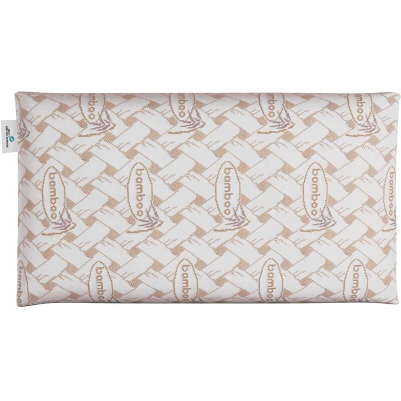 

Don Descanso Almohada Bambú Visco con Doble Funda, Transpirable, Antiácaros, Termoregulable, Firmeza Media. 70 cm